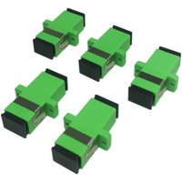 Beijiyi - SC-Singlemode-Glasfaseradapter, SC-Buchse auf SC-Buchse, APC-Simplex-Singlemode-Glasfaserkoppler, Netzwerkkoppler, Montagestecker-Adapter von BEIJIYI