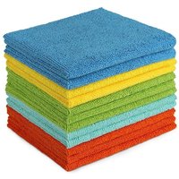 Beijiyi - Set mit 12 Mikrofaser-Reinigungstüchern, weichere Haushalts-Mikrofaser-Waschlappen, saugfähiger, fusselfrei, für Zuhause, Küche, Auto, Beijiyi - Set mit 12 Mikrofaser-Reinigungstüchern, weichere Haushalts-Mikrofaser-Waschlappen, saugfähiger, fusselfrei, für Zuhause, Küche, Auto, von BEIJIYI
