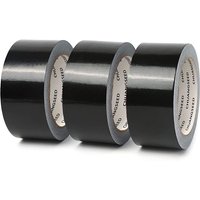 Beijiyi - Set mit 3 schwarzen Gewebeklebebändern 220 Mikrometer x 50 mm x 20 m, schwarzes Gaffer-Klebeband, amerikanisches Klebeband für Beijiyi - Set mit 3 schwarzen Gewebeklebebändern 220 Mikrometer x 50 mm x 20 m, schwarzes Gaffer-Klebeband, amerikanisches Klebeband für von BEIJIYI