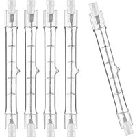 Beijiyi - Set mit 5 R7S-Halogenlampen, 118 mm, 400 w, 230 v, R7S-Halogenstab, 118 mm, R7S-Halogenlampe, dimmbare Halogen-Stablampe für Baustrahler, Beijiyi - Set mit 5 R7S-Halogenlampen, 118 mm, 400 w, 230 v, R7S-Halogenstab, 118 mm, R7S-Halogenlampe, dimmbare Halogen-Stablampe für Baustrahler, von BEIJIYI