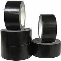Set mit 5 schwarzen Gewebeklebebändern 220 Mikrometer x 50 mm x 20 m, schwarzes Gaffer-Klebeband, amerikanisches Klebeband zur Reparatur von von BEIJIYI
