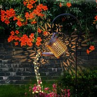 Solar-Gartengießkanne, große hängende Solarlaternen für den Außenbereich mit IP65-Wasserdichtigkeit, dekorative LED-Solarleuchten aus Metall mit Solar-Gartengießkanne, große hängende Solarlaternen für den Außenbereich mit IP65-Wasserdichtigkeit, dekorative LED-Solarleuchten aus Metall mit von BEIJIYI