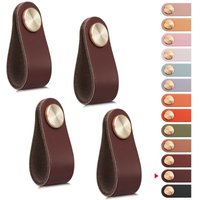 Beijiyi - Stück Leder-Möbelgriff, Schranktürknauf, Ledergriff, Schubladenknauf, Vintage-Möbelgriff für Schränke, Kommode, Küche, Badezimmer Beijiyi - Stück Leder-Möbelgriff, Schranktürknauf, Ledergriff, Schubladenknauf, Vintage-Möbelgriff für Schränke, Kommode, Küche, Badezimmer von BEIJIYI