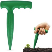 Blumenzwiebelpflanzwerkzeug – Blumenzwiebelpflanzer mit Messskala für genaues Pflanzen, ideal zum Pflanzen von Gemüse und Blumen (grün) von BEIJIYI