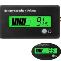 DC-Batteriemessgerät mit Alarm, Autobatterietester, Batteriemonitore, Voltmeter, DC 12 V 24 V 36 V 48 V 72 V Blei-Säure- und von BEIJIYI