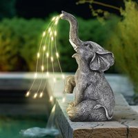 Elefantenstatue – Gartendekoration – Elefantenfigur zum Gießen – Solarbetriebene LED-Leuchten – Geschenke für Mama – Geburtstagsgeschenke für Frauen Elefantenstatue – Gartendekoration – Elefantenfigur zum Gießen – Solarbetriebene LED-Leuchten – Geschenke für Mama – Geburtstagsgeschenke für Frauen von BEIJIYI