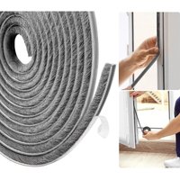 Fensterdichtungs-Isolierung, Kälteisolierende Tür-Zugluftdichtung, Eingangstürdichtung, 10 m (L) x 9 mm (B) x 5 mm (T) Ideal zur Isolierung gegen von BEIJIYI