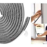 Fensterdichtungs-Isolierung, Kälteisolierende Tür-Zugluftdichtung, Eingangstürdichtung, 5 m (L) x 9 mm (B) x 9 mm (T) Ideal zur Isolierung gegen von BEIJIYI