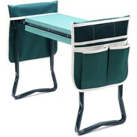Garten-Kniebank und -Sitz mit dickerem und breiterem Kniepolster und 2 großen Werkzeugtaschen, faltbarer Gartenhocker, für Eltern, ältere Menschen von BEIJIYI
