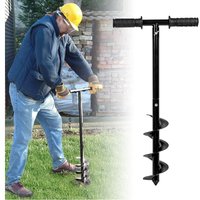 Garten-Schneckenbohrer, Garten-Handbohrer, Spiralbohrer mit Griff, Gartenwerkzeughandschuhe zum Bohren von Löchern, Pflanzen von Bäumen, Sträuchern, von BEIJIYI