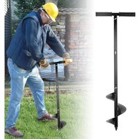 Garten-Schneckenbohrer, Garten-Handbohrer, Spiralbohrer mit Griff, Gartenwerkzeughandschuhe zum Bohren von Löchern, Pflanzen von Bäumen, Sträuchern, von BEIJIYI