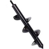 Garten-Schneckenbohrer, Gartenerdbohrer, Akkuschrauber-Schneckenbohrer, Pflanzbohrer, Bohrer, Blumenzwiebelpflanzer, Grabwerkzeug zum Pflanzen und von BEIJIYI