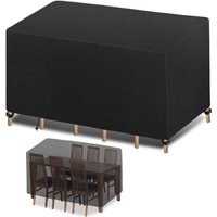 Gartenmöbel-Abdeckung, 420D Oxford mit Kordelzug, wasserdicht, winddicht, UV-beständig, für Gartenmöbel, Sofa, Terrassenmöbel (180 x 120 x 74 cm) von BEIJIYI