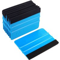 Hochwertiger Rakel mit Faserkante für Auto-Vinyl-Wrapping, langlebiger Rakel für Fensterfolien, Rakel für Aufkleber (8er-Pack, schwarz) von BEIJIYI