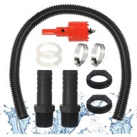 Regenfass-Anschluss-Set, 2 x 1" Regenfass-Durchführungen mit 100cm Schlauchtülle, 25mm Anschlussschlauch und Lochöffner, 2 x Fassklemmen Regenfass-Anschluss-Set, 2 x 1" Regenfass-Durchführungen mit 100cm Schlauchtülle, 25mm Anschlussschlauch und Lochöffner, 2 x Fassklemmen von BEIJIYI