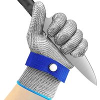 Schnittfeste Küchenhandschuhe, Schutzstufe 9, Arbeitshandschuhe, Austernhandschuhe, Küchenschutzhandschuh für Fischfilet, Fleischschneiden, von BEIJIYI