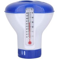 Schwimmender Schwimmbad-Diffusor, Schwimmbad-Chlor-Diffusor mit Thermometer, automatischer Chlor-Diffusor für alle Schwimmbäder, Spas, Whirlpools, von BEIJIYI
