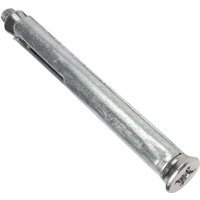Beijiyi - Set mit 10 Spreizdübeln aus Metall Ø10x72 mm + 10 Schrauben M6x87 mm mit Aussparung pz 3 – Stahl – für Fensterrahmen/Beton/Vollziegel von BEIJIYI