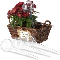 Stück Double Week Bewässerungssystem-Kugeln, einziehbar, transparenter PVC-Kunststoff für Pflanzen, 8 cm von BEIJIYI