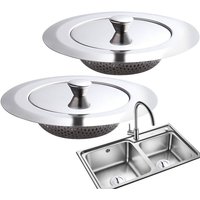 Stück Universal-Küchenspülenfilter mit Edelstahlabdeckung, Küchenspülengitter für Küche und Bad Stück Universal-Küchenspülenfilter mit Edelstahlabdeckung, Küchenspülengitter für Küche und Bad von BEIJIYI