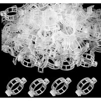 Tomatenclips, 300 Stück, transparente Pflanzenclips, Pflanzenstützclips, Rankenclips aus Kunststoff für Bohnen, Gemüse, Blumen, Pflanzen, Gartenarbeit von BEIJIYI