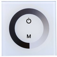 Touchpanel-Dimmer-Wandschalter-Controller, einfarbiger Touchpanel-Dimmer-Wandschalter-Controller, LED-Lichtleiste, DC 12 V-24 V (weiß) von BEIJIYI