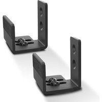 Verstellbare Bodenführung, Wand-/Tür-Unterführung für Schiebetüren aus Holz, schwarz, U-Form, 2 Stück Verstellbare Bodenführung, Wand-/Tür-Unterführung für Schiebetüren aus Holz, schwarz, U-Form, 2 Stück von BEIJIYI