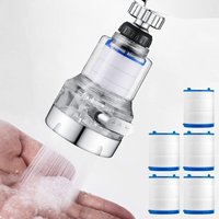 Wasserhahn-Wasserfilter, 360° drehbarer Wasserhahnfilter, Küchen- und Badezimmer-Wasserhahn-Wasserreiniger, 3 Arbeitsmodi von BEIJIYI