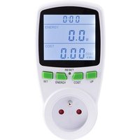Wattmeter-Steckdose – Stromzähler, Energieverbrauch, Steckdosenprogrammierer, Überlastschutz – Kontrollieren Sie Ihren Strom mit Stil und Präzision von BEIJIYI