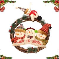 Beijiyi - Weihnachtskranz, Weihnachtsdekoration für Tür, Weihnachtsgirlande für Wandtür, Weihnachtsgirlande, Kamindekoration von BEIJIYI