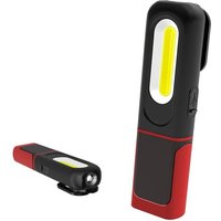 Beijiyi - Wiederaufladbare LED-Arbeitsleuchte, 2-in-1-Inspektionslampe, 5 w COB-LED-Taschenlampe mit Magnetfuß und Haken für Zuhause, Werkstatt, von BEIJIYI