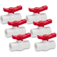 stücke 32mm PVC Kugelhahn Wasser Stop Ventil Kugelhahn 90 Grad Bedienung Rohr Armaturen stücke 32mm PVC Kugelhahn Wasser Stop Ventil Kugelhahn 90 Grad Bedienung Rohr Armaturen von BEIJIYI