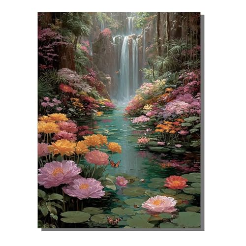 BEIJUYHU 5D DIY Diamond Painting Set Blume Diamant Painting Kinder, Landschaft Full Drill Bastelset für Erwachsene, Diamant Kunst Bilder Mosaic Stickerei für Home Wand Dekor 30x40 cm BJHF396 BEIJUYHU 5D DIY Diamond Painting Set Blume Diamant Painting Kinder, Landschaft Full Drill Bastelset für Erwachsene, Diamant Kunst Bilder Mosaic Stickerei für Home Wand Dekor 30x40 cm BJHF396 von BEIJUYHU