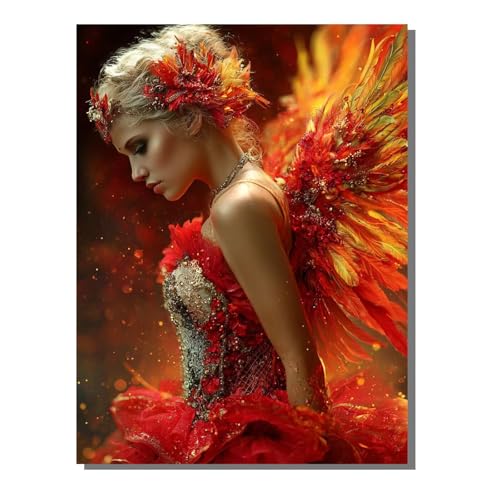 BEIJUYHU 5D DIY Diamond Painting Set Frau Diamant Painting Kinder, Engel Full Drill Bastelset für Erwachsene, Diamant Kunst Bilder Mosaic Stickerei für Home Wand Dekor 30x40 cm BJHF146 BEIJUYHU 5D DIY Diamond Painting Set Frau Diamant Painting Kinder, Engel Full Drill Bastelset für Erwachsene, Diamant Kunst Bilder Mosaic Stickerei für Home Wand Dekor 30x40 cm BJHF146 von BEIJUYHU