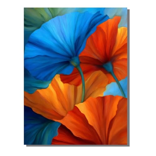 BEIJUYHU 5D Diamant Painting Kit Pflanze Diamond Painting Kinder DIY Set, Blume Full Drill Bastelset für Erwachsene, Diamant Kunst Bilder Mosaic Stickerei für Home Wand Dekor 40x50cm BJHF208 von BEIJUYHU