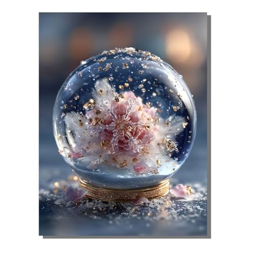 BEIJUYHU Diamond Painting Kinder Blume 5D Diamond Painting Kristall Bilder DIY Full drill Crystal Strass Stickerei Mosaic Diamant Malerei Bastelset Geeignet Geschenk und Wanddeko 30x40 cm BJHF144 von BEIJUYHU