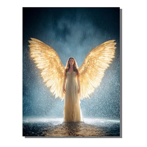 BEIJUYHU Engel 5D Diamond Painting Erwachsene Groß 50 x 70 cm - Frau Full Drill Diamant Painting Bilder, DIY Mosaic Bastelset für Kinder, Diamant Kunst Malerei Stickerei für Home Wand Decor BJHF425 BEIJUYHU Engel 5D Diamond Painting Erwachsene Groß 50 x 70 cm - Frau Full Drill Diamant Painting Bilder, DIY Mosaic Bastelset für Kinder, Diamant Kunst Malerei Stickerei für Home Wand Decor BJHF425 von BEIJUYHU