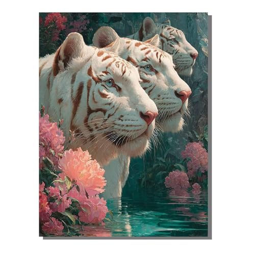 BEIJUYHU Tier 5D Diamond Painting Erwachsene Groß 60x80 cm - Tiger Full Drill Diamant Painting Bilder, DIY Mosaic Bastelset für Kinder, Diamant Kunst Malerei Stickerei für Home Wand Decor BJHF405 BEIJUYHU Tier 5D Diamond Painting Erwachsene Groß 60x80 cm - Tiger Full Drill Diamant Painting Bilder, DIY Mosaic Bastelset für Kinder, Diamant Kunst Malerei Stickerei für Home Wand Decor BJHF405 von BEIJUYHU