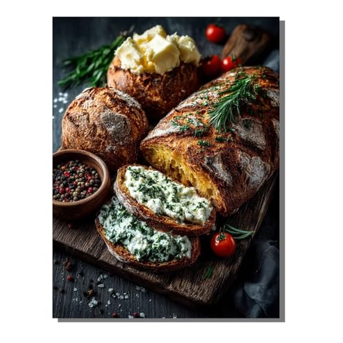 Diamond Painting Set Essen Diamant Painting Bilder Erwachsene Groß DlY Art Kinder Full Drill Diamond Malerei brot 5D Diamant Kunst Malerei Stickerei Mosaic Bastelset Home Decor 40x50cm BJHF201 Diamond Painting Set Essen Diamant Painting Bilder Erwachsene Groß DlY Art Kinder Full Drill Diamond Malerei brot 5D Diamant Kunst Malerei Stickerei Mosaic Bastelset Home Decor 40x50cm BJHF201 von BEIJUYHU