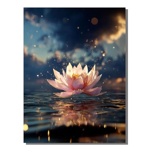 Diamond Painting Set Lotus Diamant Painting Bilder Erwachsene Groß DlY Art Kinder Full Drill Diamond Malerei Blume 5D Diamant Kunst Malerei Stickerei Mosaic Bastelset Home Decor 30x40 cm BJHF411 Diamond Painting Set Lotus Diamant Painting Bilder Erwachsene Groß DlY Art Kinder Full Drill Diamond Malerei Blume 5D Diamant Kunst Malerei Stickerei Mosaic Bastelset Home Decor 30x40 cm BJHF411 von BEIJUYHU
