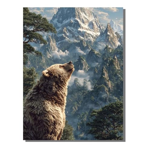 Diamond Painting Set Tier Diamant Painting Bilder Erwachsene Groß DlY Art Kinder Full Drill Diamond Malerei Berg 5D Diamant Kunst Malerei Stickerei Mosaic Bastelset Home Decor 80x100 cm BJHF220 Diamond Painting Set Tier Diamant Painting Bilder Erwachsene Groß DlY Art Kinder Full Drill Diamond Malerei Berg 5D Diamant Kunst Malerei Stickerei Mosaic Bastelset Home Decor 80x100 cm BJHF220 von BEIJUYHU