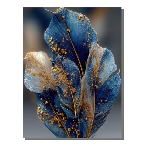 Feder Diamond Painting Kit Groß XXL 80x100 cm, 5D DlY Blau Diamant Painting Bilder Kinder Full drill Daiments Malerei Erwachsene, Diamond Art Mosaic Stickerei Bastelset Geschenk Wand Dekor BJHF412 Feder Diamond Painting Kit Groß XXL 80x100 cm, 5D DlY Blau Diamant Painting Bilder Kinder Full drill Daiments Malerei Erwachsene, Diamond Art Mosaic Stickerei Bastelset Geschenk Wand Dekor BJHF412 von BEIJUYHU