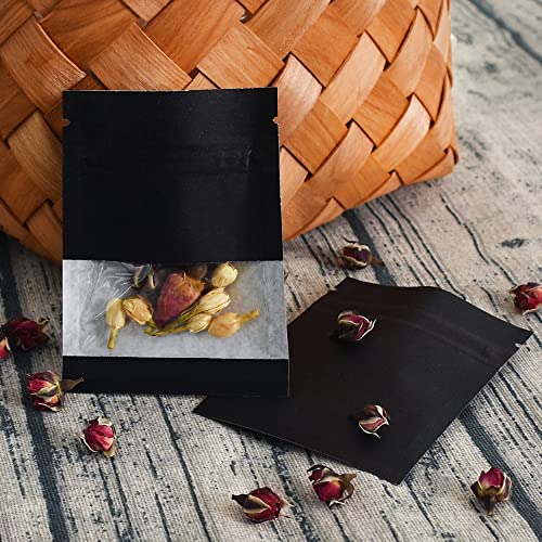 BEISHIDA 100Stück 7x9CM Kleine wiederverschließbare Beutel Kleine Kraftpapiertüten mit durchsichtigem Fenster Luftdichte Aufbewahrungsbeutel Saatgutprobenbeutel Heißsiegelfähige Beutel zum Verpacken BEISHIDA 100Stück 7x9CM Kleine wiederverschließbare Beutel Kleine Kraftpapiertüten mit durchsichtigem Fenster Luftdichte Aufbewahrungsbeutel Saatgutprobenbeutel Heißsiegelfähige Beutel zum Verpacken von BEISHIDA