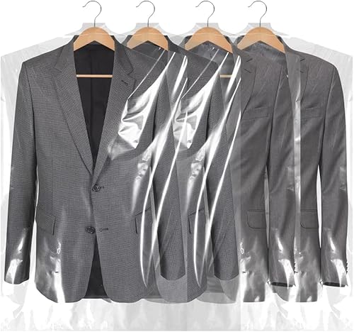 BEISHIDA 60 Stücke 90 cm Kunststoff Kleidersack Chemische Reinigung Taschen Klare Plastiktüte Chemische Reinigung Wäschesäcke Kleidung Abdeckung Kleidung Aufbewahrung Für Lange Kleider Rock Mantel BEISHIDA 60 Stücke 90 cm Kunststoff Kleidersack Chemische Reinigung Taschen Klare Plastiktüte Chemische Reinigung Wäschesäcke Kleidung Abdeckung Kleidung Aufbewahrung Für Lange Kleider Rock Mantel von BEISHIDA