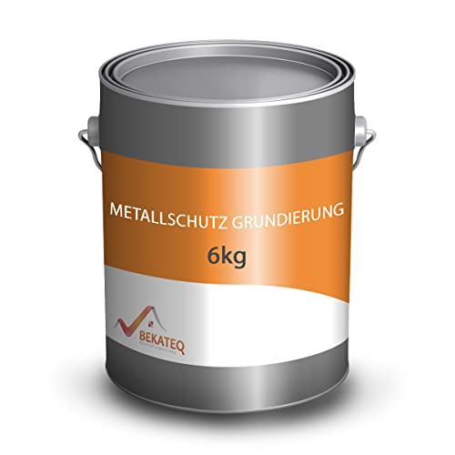 BEKATEQ Metallschutz Grundierung 5l Lichtgrau, Rostschutzgrundierung innen aussen, Korrosionsschutz für Metall LS-120 von BEKATEQ