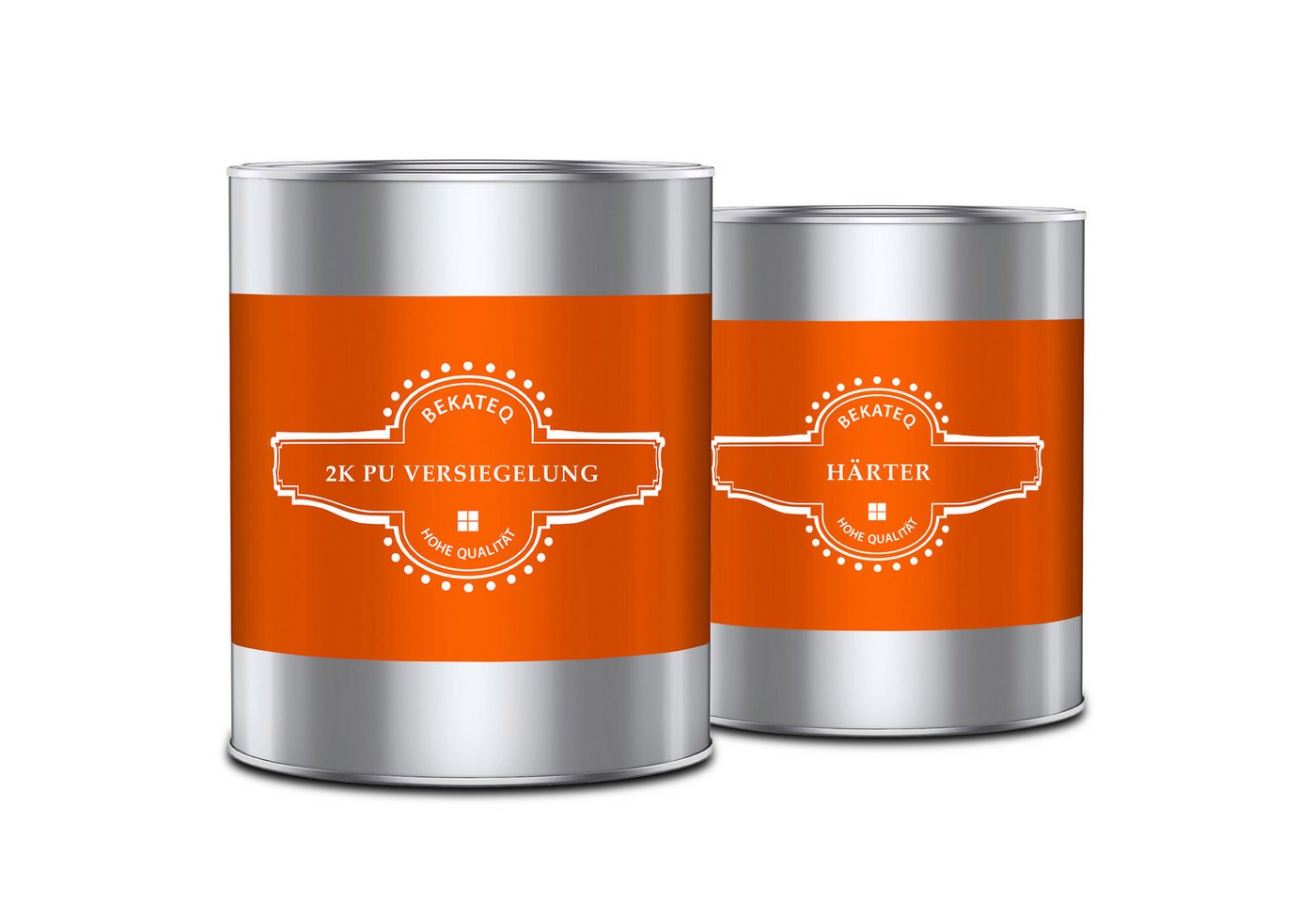 BEKATEQ Bodenversiegelung Sichtbeton Versiegelung seidenmatt 2K PU Betonversiegelung UV-fest, für Beton, GFK,Mikrozement,Fliesen,Kreativspachtel- BEKATEQ BK-1000EP von BEKATEQ