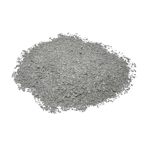 BEKATEQ Farbchips in Dunkelgrau 500g, Dekochips, Farbflocken für Epoxidharz Bodenbeschichtung, 1K & 2K PU Bodenfarbe, Alkydharz Betonfarben - Garagenböden, Keller, Wohnraum, Werkstatt BK-130 von BEKATEQ