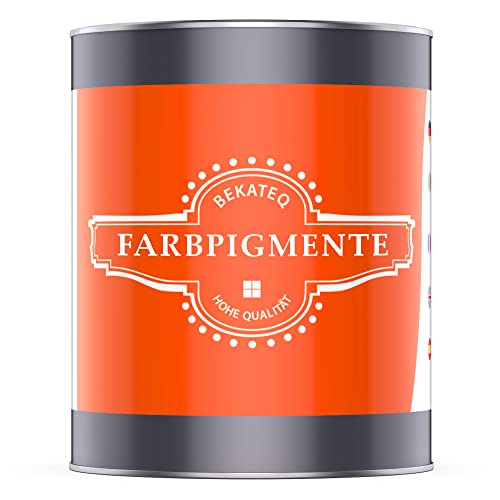 BEKATEQ Farbpigmente in RAL1001 Beige 1000g - Eisenoxid Pulver mikronisiert für Epoxidharz, Beton, Putz, Dispersionsfarbe, Kalk- und Leimfarben - Made in Germany BK-122 von BEKATEQ