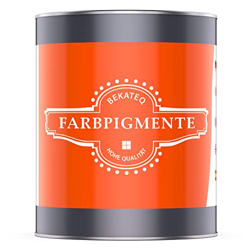BEKATEQ Farbpigmente in RAL7005 Mausgrau 100g - Eisenoxid Pulver mikronisiert für Epoxidharz, Beton, Putz, Dispersionsfarbe, Kalk- und Leimfarben - Made in Germany BK-122 von BEKATEQ