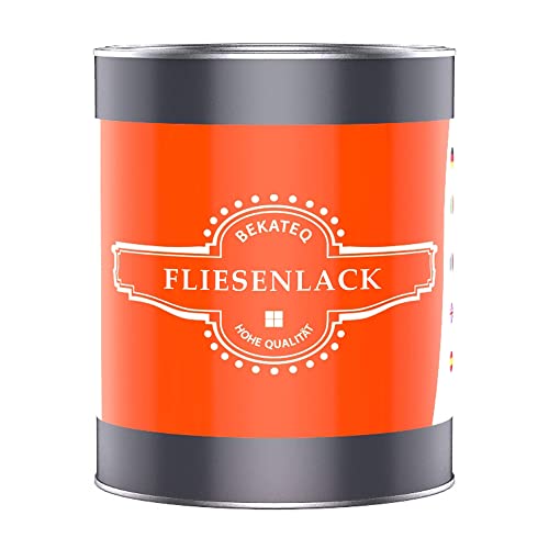 BEKATEQ 1K Fliesenlack für Boden- und Wandfliesen, 1l Feuerrot seidenmatt I Fliesenfarbe für innen & außen I Hohe Deckkraft & gute Haftung I Für Küche, Bad, Keller BE-713 BEKATEQ 1K Fliesenlack für Boden- und Wandfliesen, 1l Feuerrot seidenmatt I Fliesenfarbe für innen & außen I Hohe Deckkraft & gute Haftung I Für Küche, Bad, Keller BE-713 von BEKATEQ